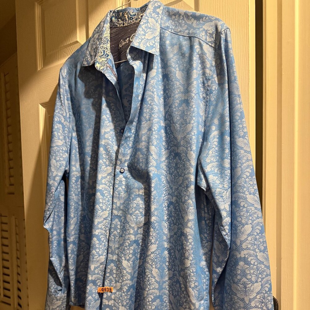 Robert Graham Blue Paisley